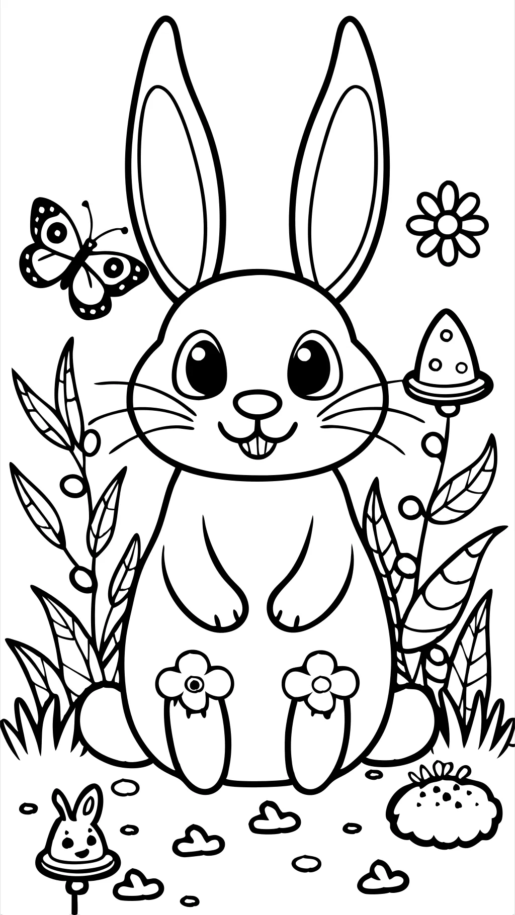 coloriages de lapin imprimables